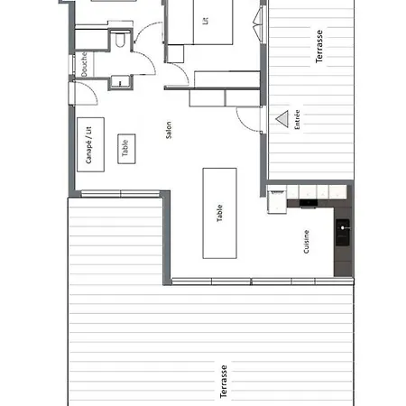 La Terrasse Des Lauriers Sur L'ile Du Levant Appartement *